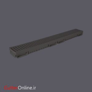 گاتر 13 عمق 6 با درپوش پلاستیکی ورسل مشکی تقویت شده